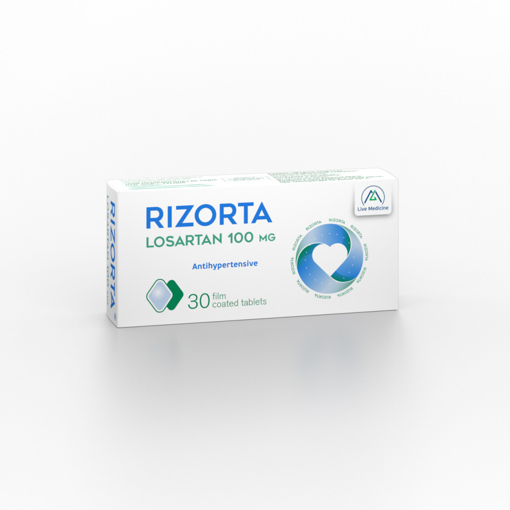 RIZORTA [Losartan] 100 mg Film-coated tablets