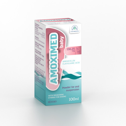 AMOXIMED BABY [Amoxicillin + Clavulanic acid] 125 + 31,25 mg Powder for suspension