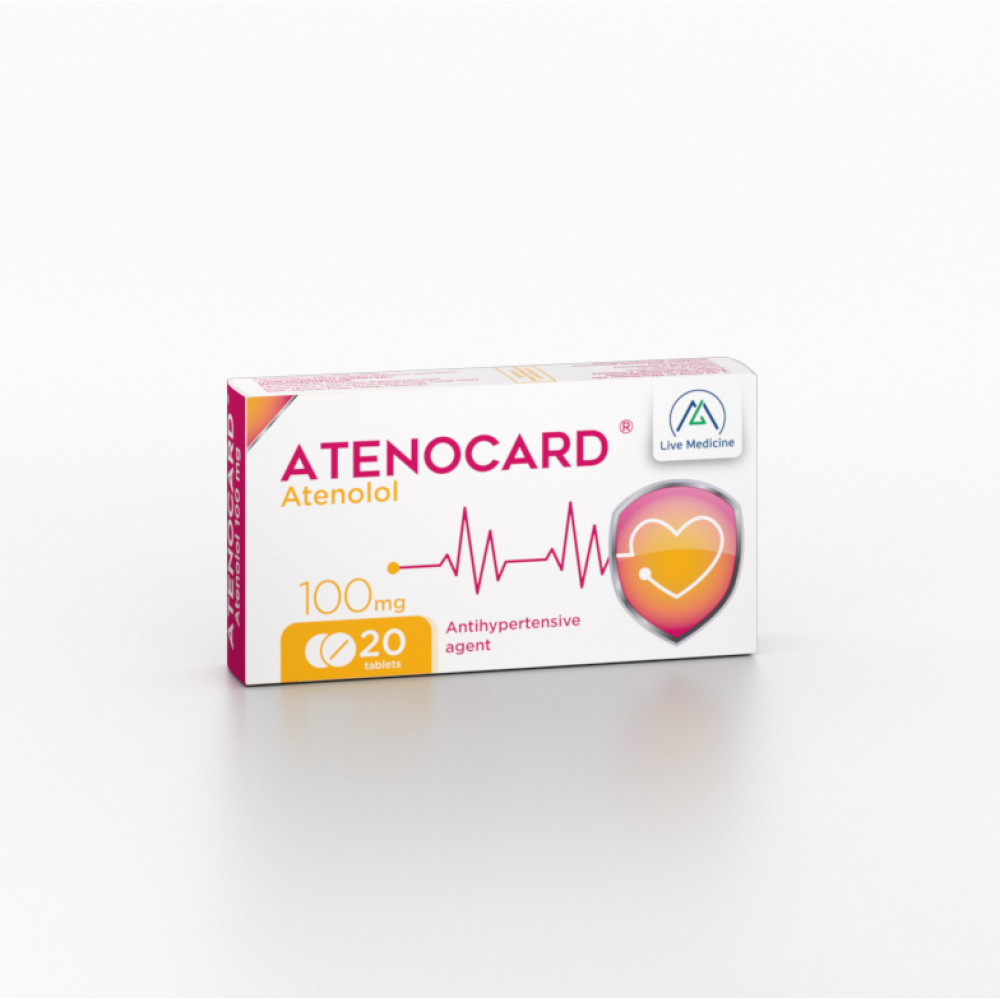 ATENOCARD [Atenolol] 100 mg Film-coated tablets
