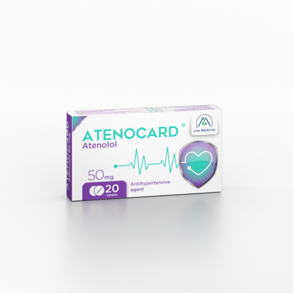 ATENOCARD [Atenolol] 50 mg Film-coated tablets