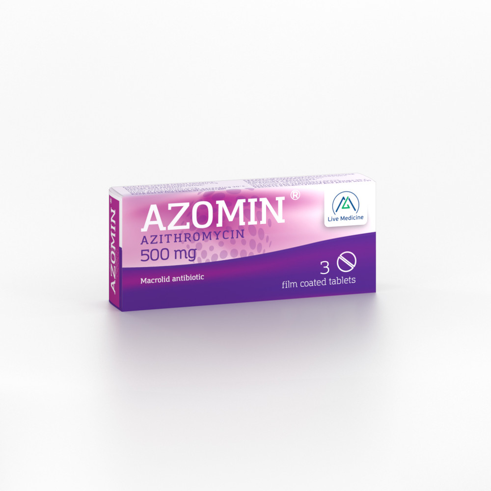 AZOMIN [Azithromycin] 500 mg Film-coated tablets