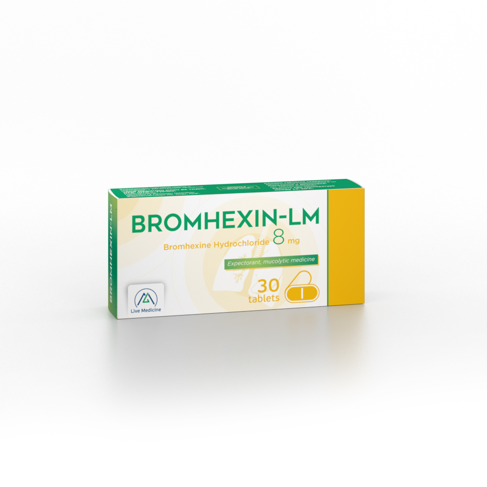 BROMHEXINE-LM [Bromhexine Hydrochloride] 8 mg Tablets