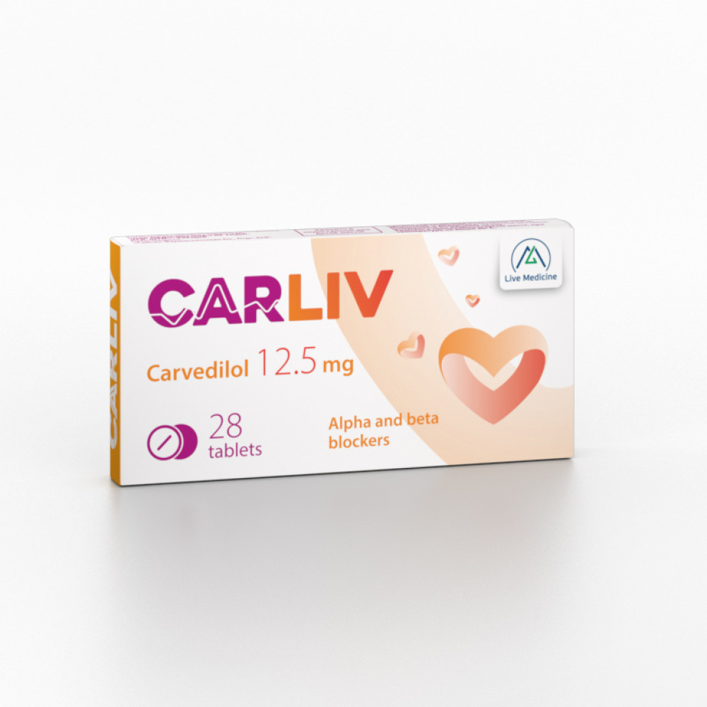 CARLIV [Carvedilol] 12.5 mg Tablets