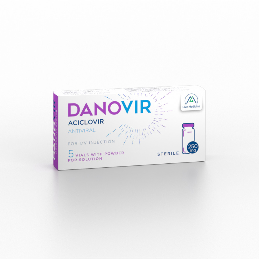 DANOVIR [Acyclovir] 250 mg Powder for intravenous solution