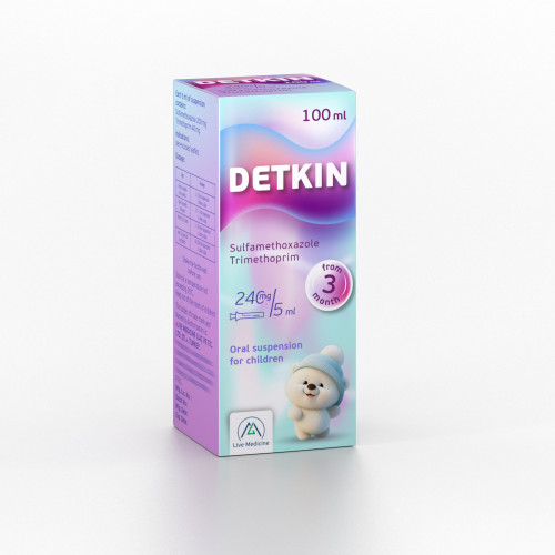DETKIN [Co-trimoxazole] 240 mg/5 ml Oral suspension