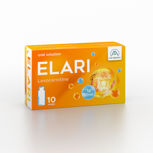ELARI [Levocarnitine] 1 g/10 ml Oral solution