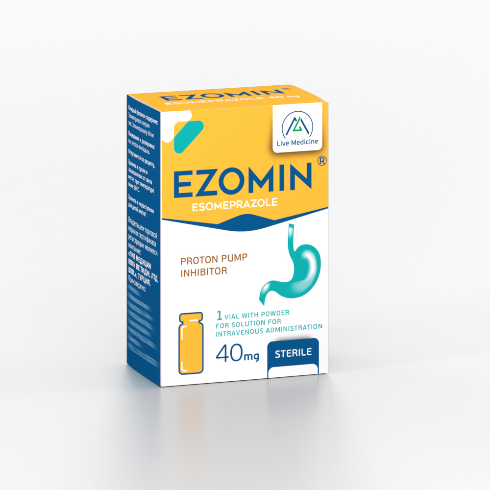 EZOMIN [Esomeprazole] 40 mg Powder for IV solution