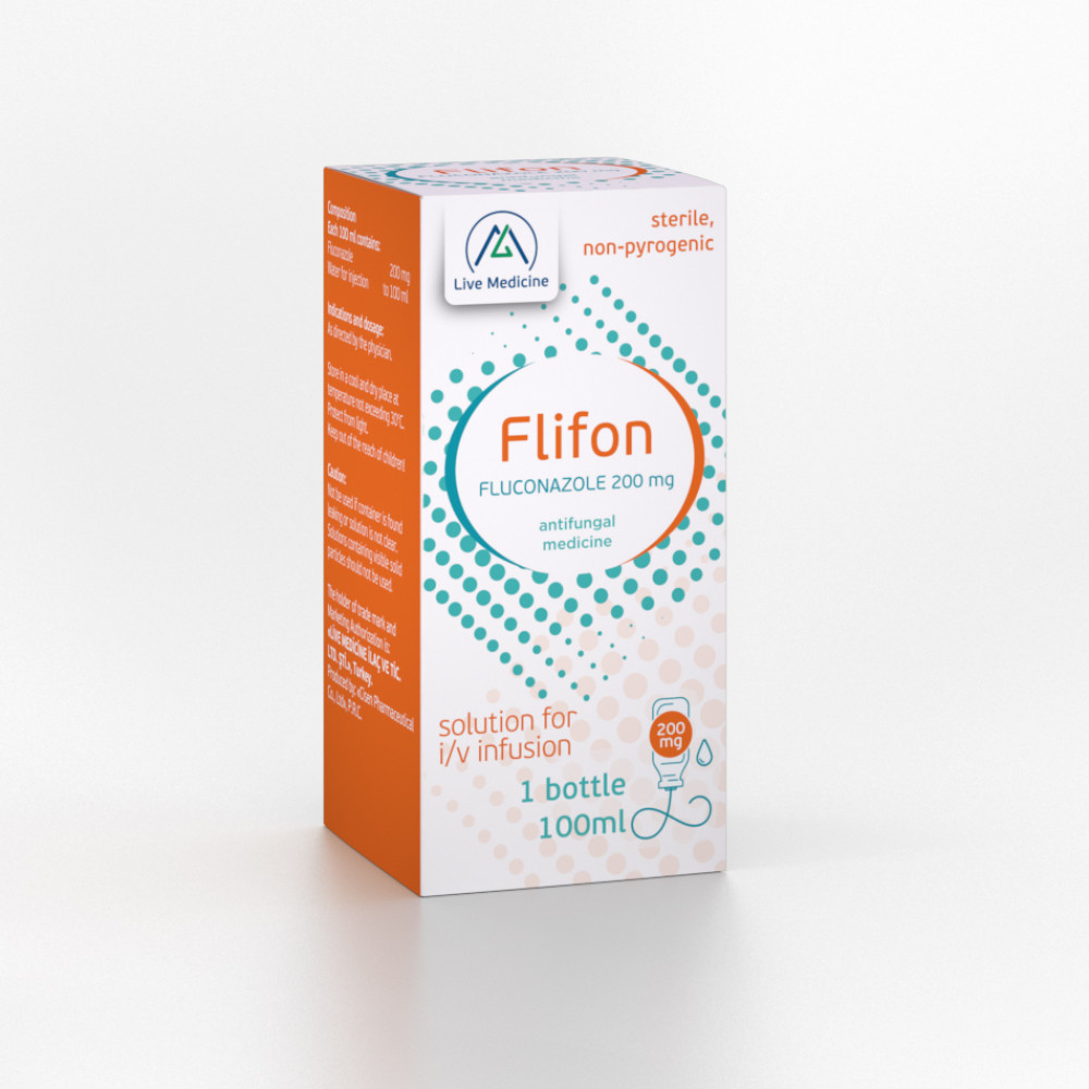 FLIFON [Fluconazole] 200 mg Solution for IV infusion