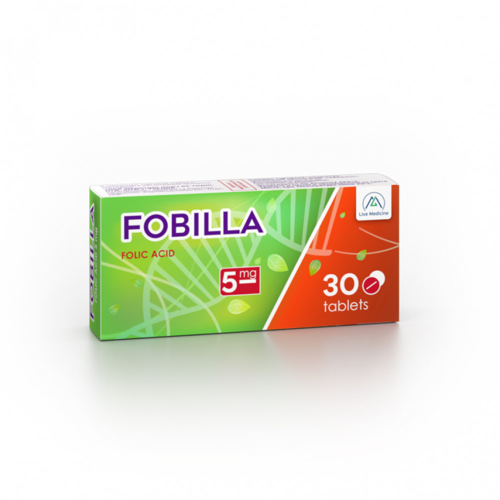 FOBILLA [Folic acid] 5 mg Film-coated tablets