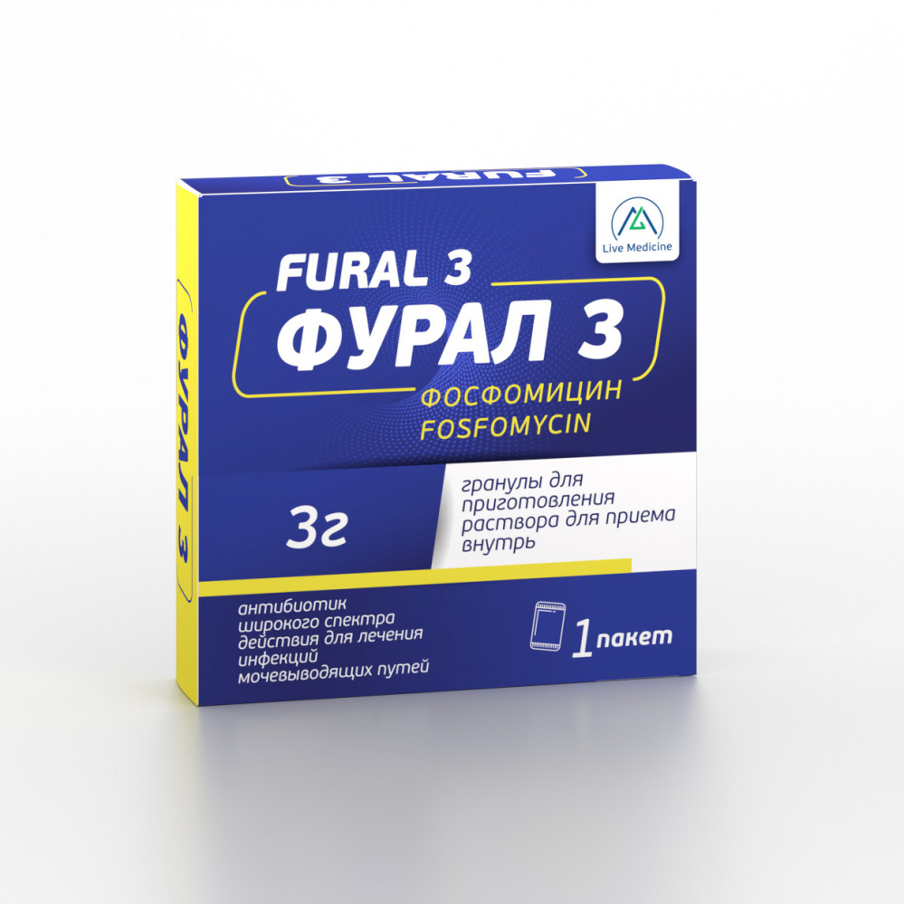 FURAL 3 [Fosfomycin] 3 g Granules for oral solution