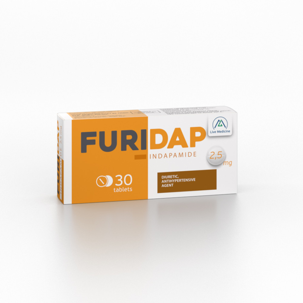 FURIDAP [Indapamide] 2.5 mg Tablets