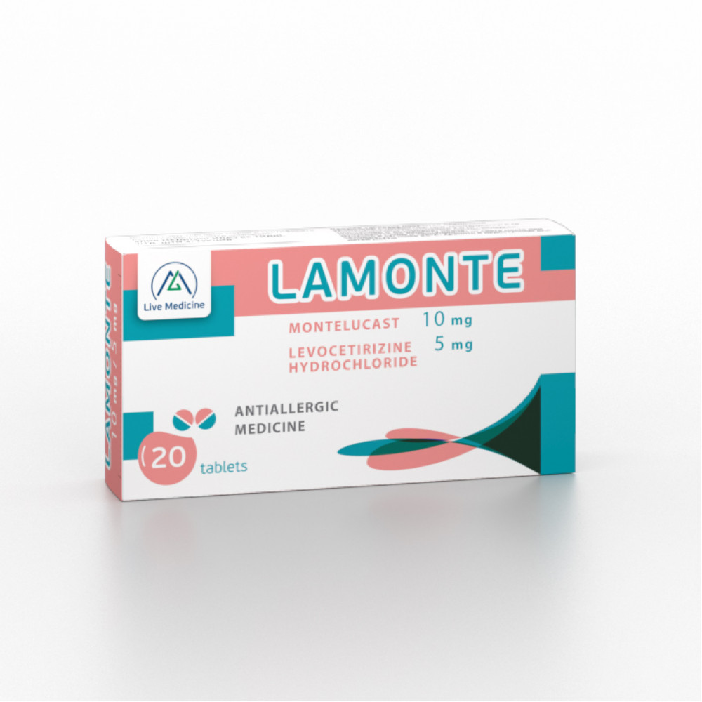 LAMONTE [Montelukast + Levocetirizine] 10 + 5 mg Tablets
