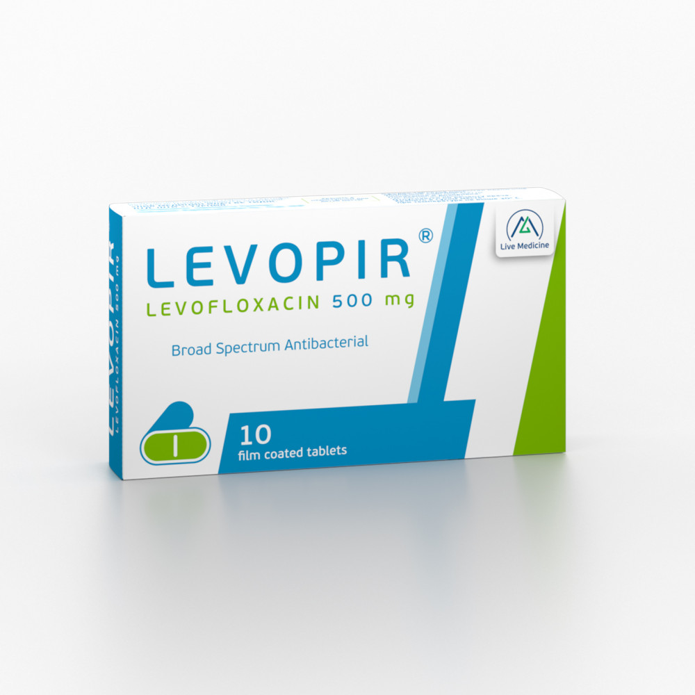 LEVOPIR [Levofloxacin] 500 mg Film-coated tablets