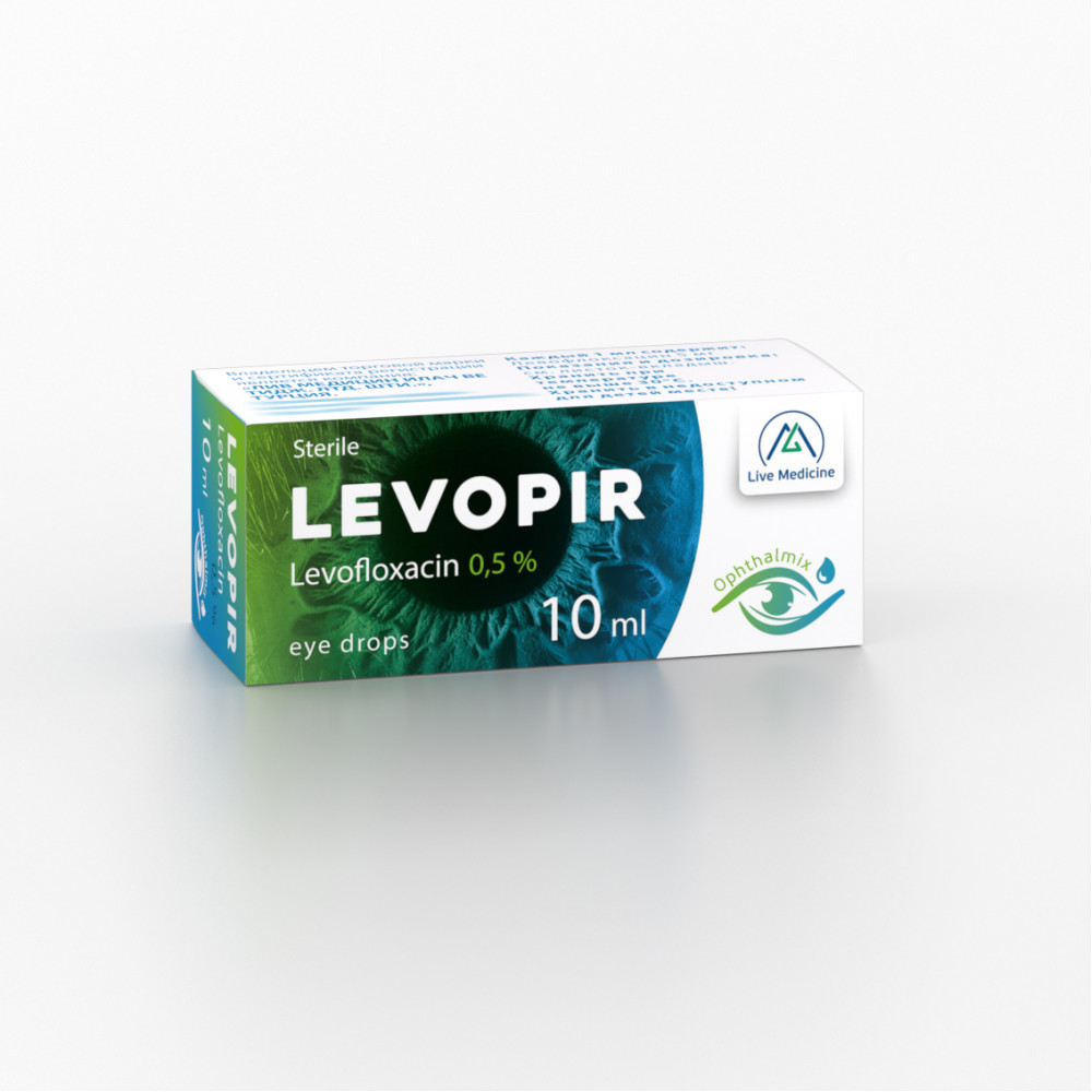 LEVOPIR [Levofloxacin] 0.5% 10 ml Eye drops