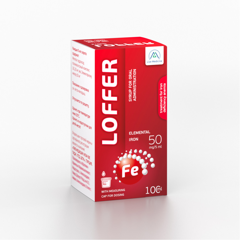 LOFFER [Iron hydroxide polymaltose complex] 50 mg/5 ml Oral syrup