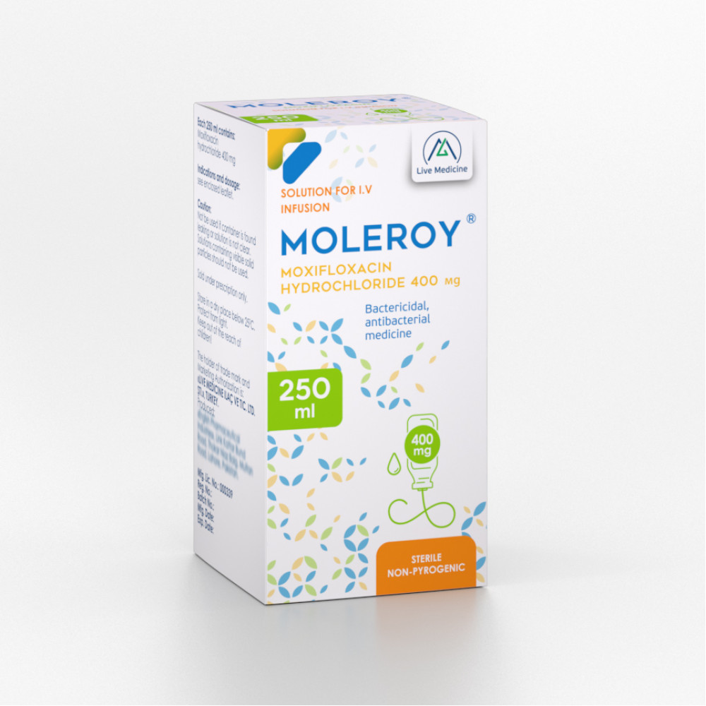 MOLEROY [Moxifloxacin] 400 mg IV solution