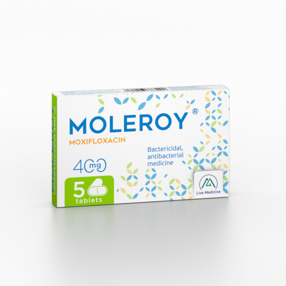 MOLEROY [Moxifloxacin] 400 mg Tablets