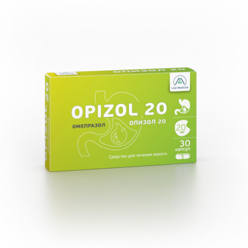 OPIZOL 20 [Omeprazole] 20 mg Capsules