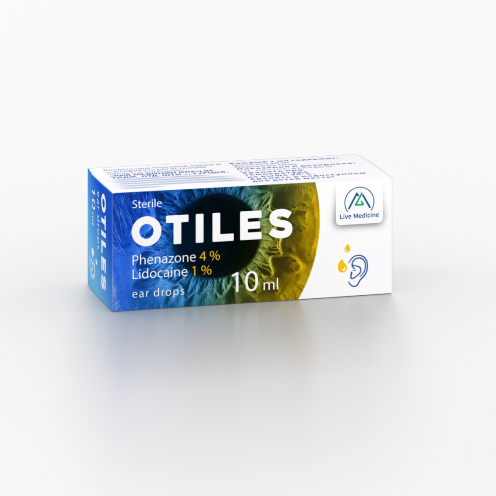OTILES [Phenazone + Lidocaine] 4 + 1% Ear drops