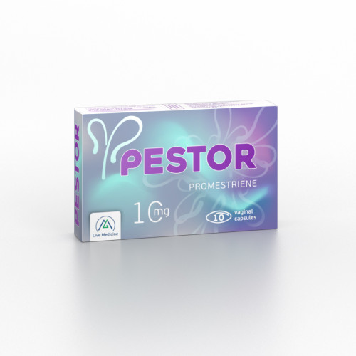 PESTOR [Promestrien] 10 mg Soft vaginal capsules