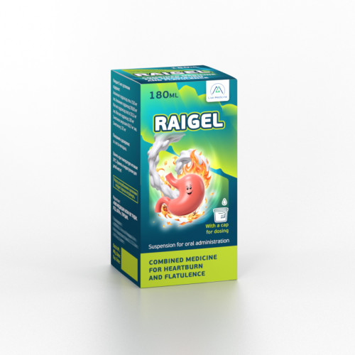 RAIGEL [Multicomponent preparation] 180 ml Suspension for oral administration