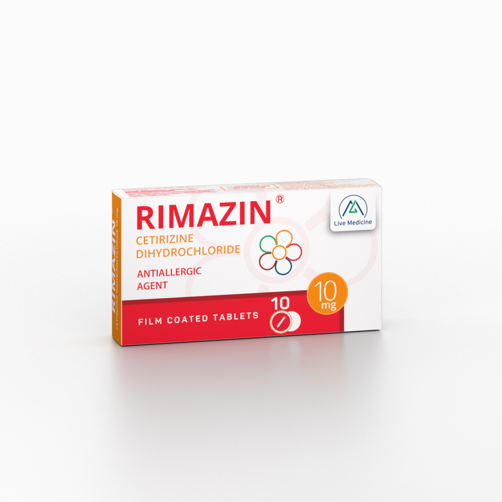 RIMAZIN [Cetirizine] 10 mg Film-coated tablets