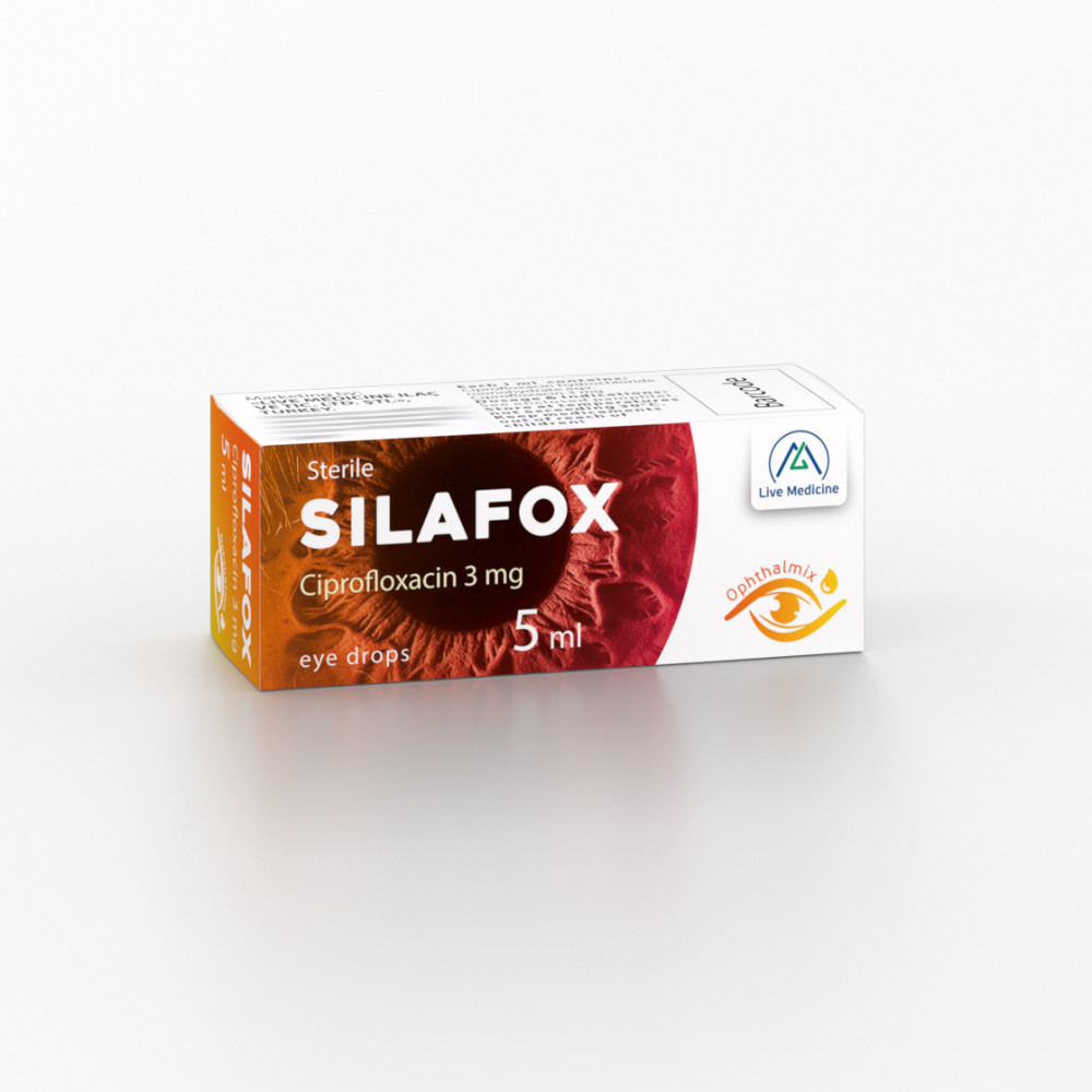 SILAFOX [Ciprofloxacin] 3 mg Eye drops