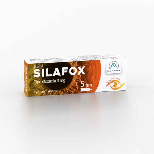SILAFOX [Ciprofloxacin] 3 mg Eye ointment