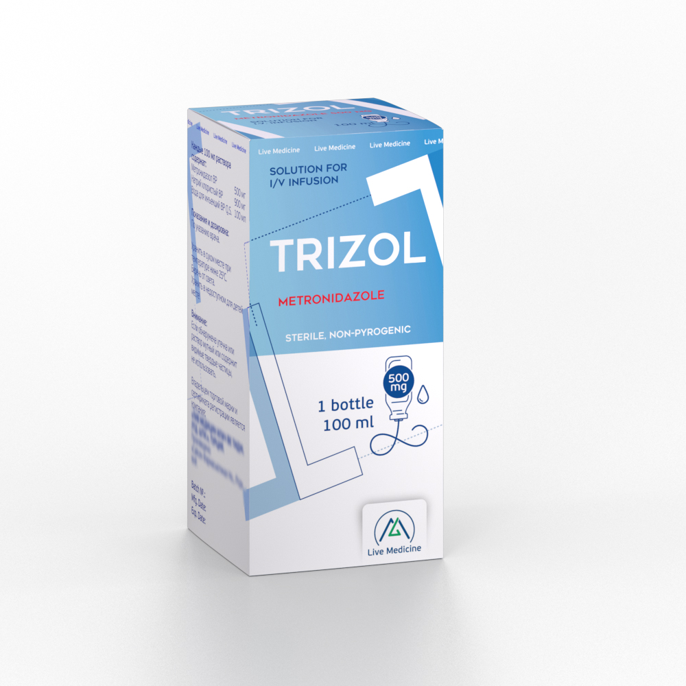 TRIZOL [Metronidazole] 500 mg Solution for IV infusion