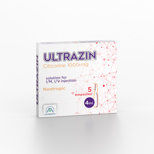 ULTRAZIN [Citicoline] 1000 mg Solution for intramuscular injection, intravenous injection