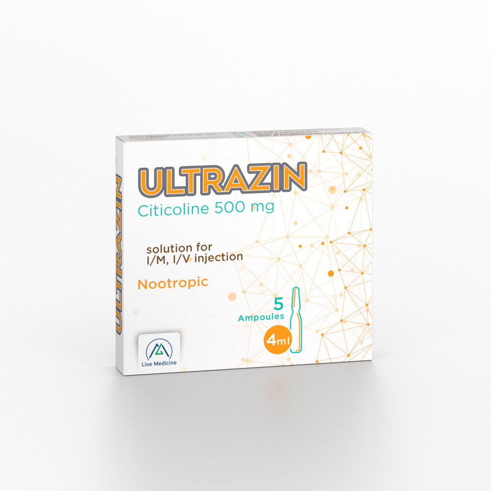 ULTRAZIN [Citicoline] 500 mg Solution for intramuscular injection, intravenous injection