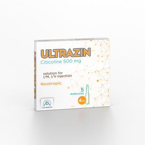 ULTRAZIN [Citicoline] 500 mg Solution for intramuscular injection, intravenous injection