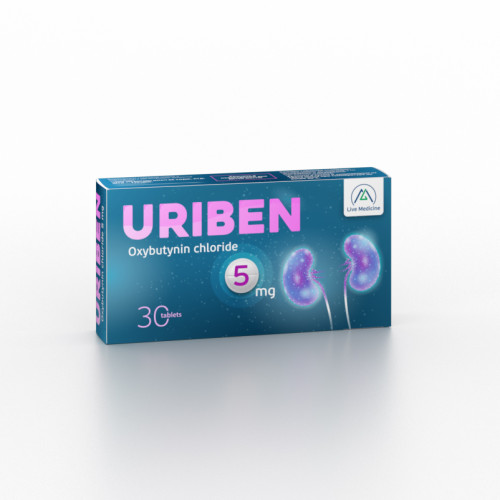 URIBEN [Oxybutynin chloride] 5 mg Tablets