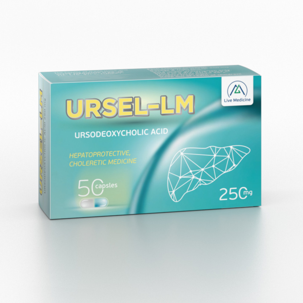 URSEL-LM [Ursodeoxycholic acid] 250 mg Capsules
