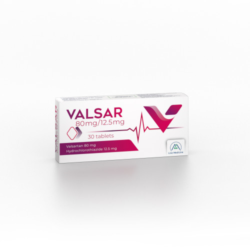 VALSAR [Valsartan + Hydrochlorothiazide] 80 + 12.5 mg Tablets
