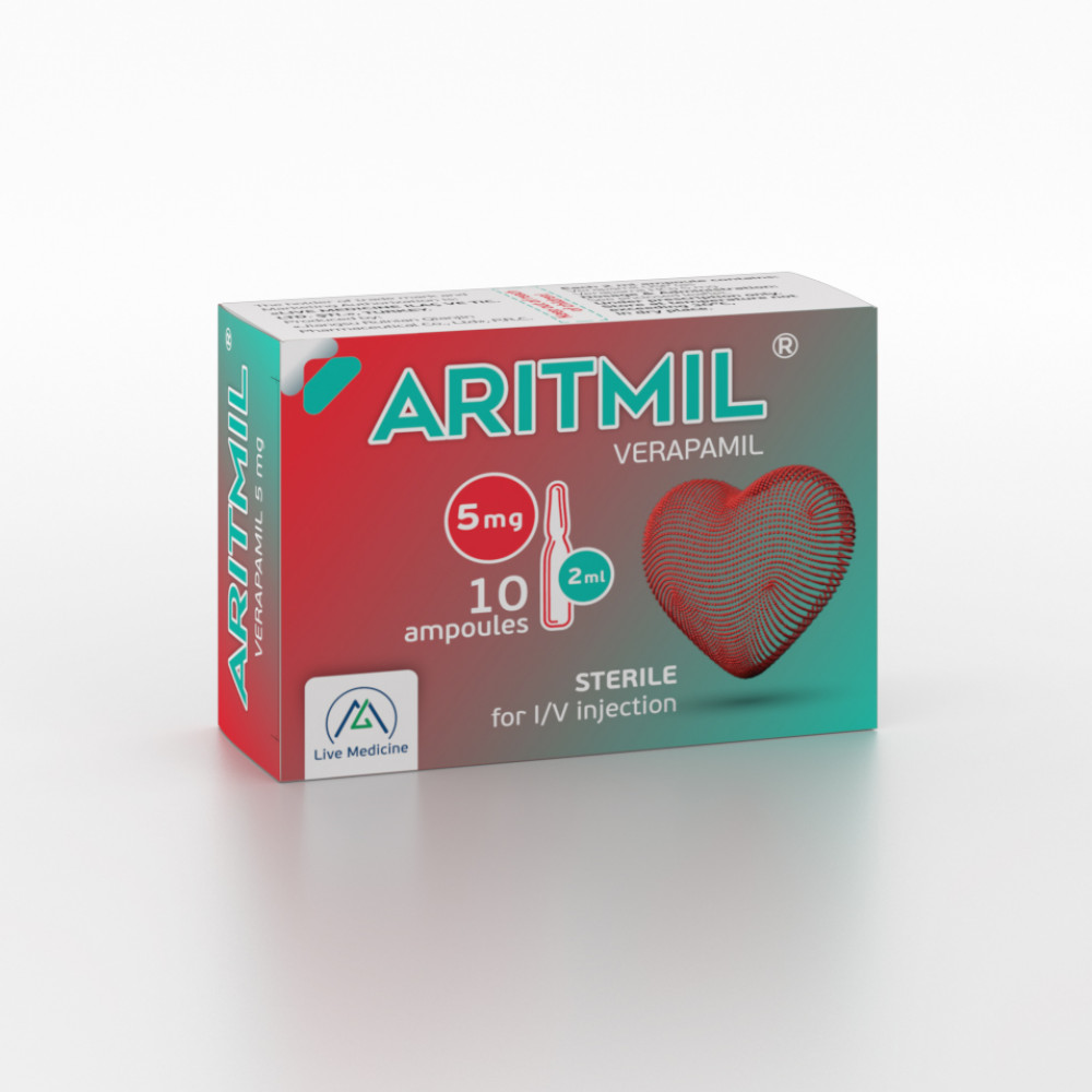 ARITMIL [Verapamil] 5 mg Solution for IV injection